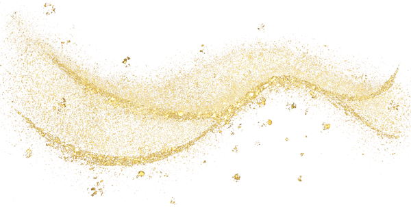 gold glitter shiny sprinkles curve